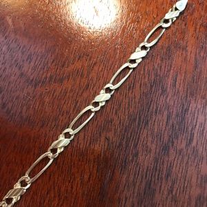 8” 14k Italian yellow gold